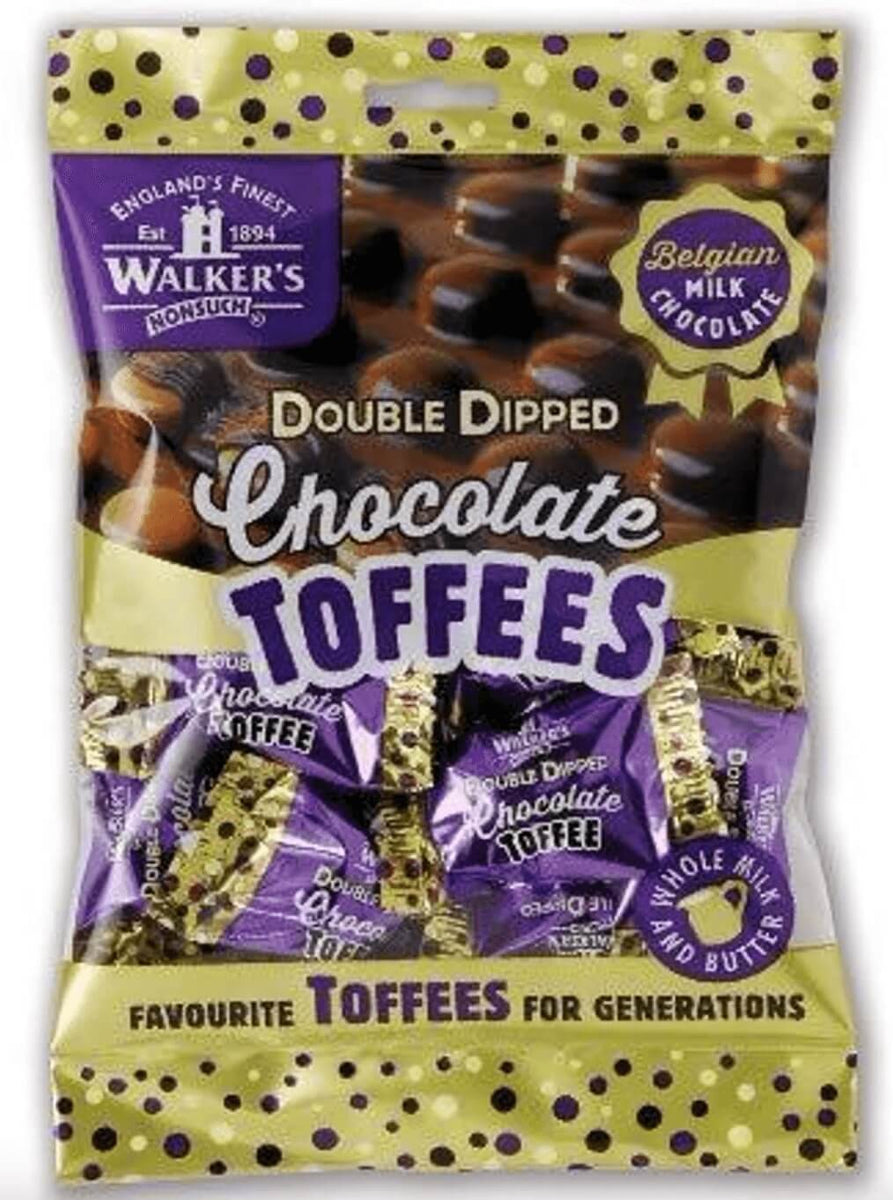 Walkers Toffee Double Dipped Chocolate UK FOODS DOWN UNDER