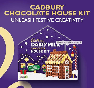Cadburys Christmas Chocolate House Kit NEW