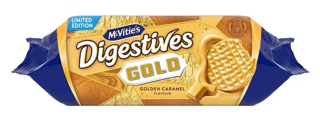 McVities Digestive Gold Bar Limited Edition Biscuits
