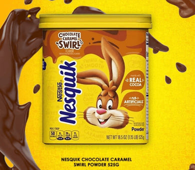 Nesquik Chocolate Caramel Swirl NEW
