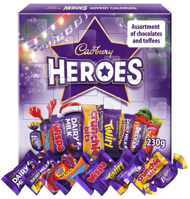 Cadbury's Heroes Advent Calendar Huge NEW