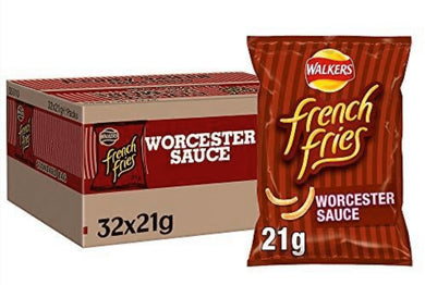 Walkers French Fries Worcester Sauce 32 Box