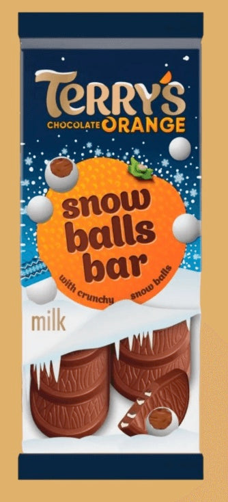 Terrys Chocolate Orange Snow Balls Bar