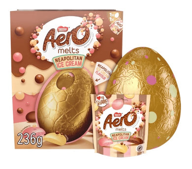 Aero Neapolitan Ice Cream Large Easter Egg NEW