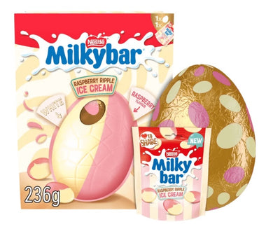 Milky Bar Raspberry Ripple Large Easter Egg NEW