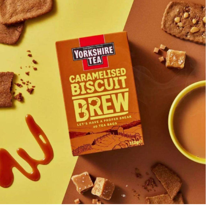 Yorkshire Tea Caramelised Biscuit Brew NEW – UK FOODS DOWN UNDER