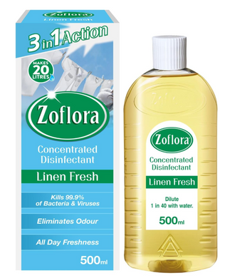 Zoflora Linen Fresh Huge 500ml bottle