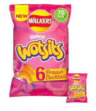 Wotsits Prawn Cocktail 6 pack multi bag