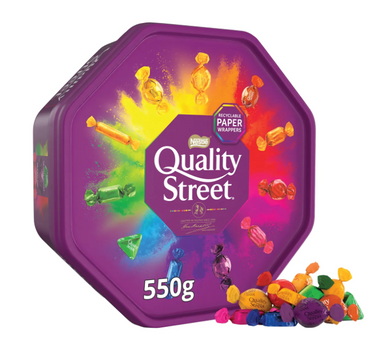 Quality Street 550g Plastic Tub NEW