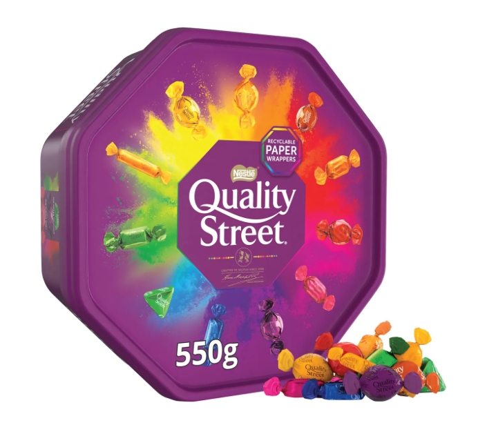 Quality Street 550g Plastic Tub NEW