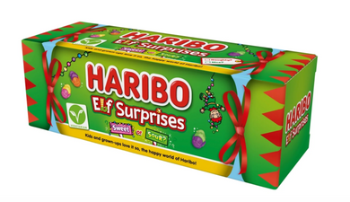 Haribo Elf Surprises Sweet or Sour Tube NEW