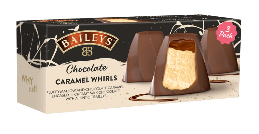 Baileys Chocolate Caramel Whirls 3 Pack NEW