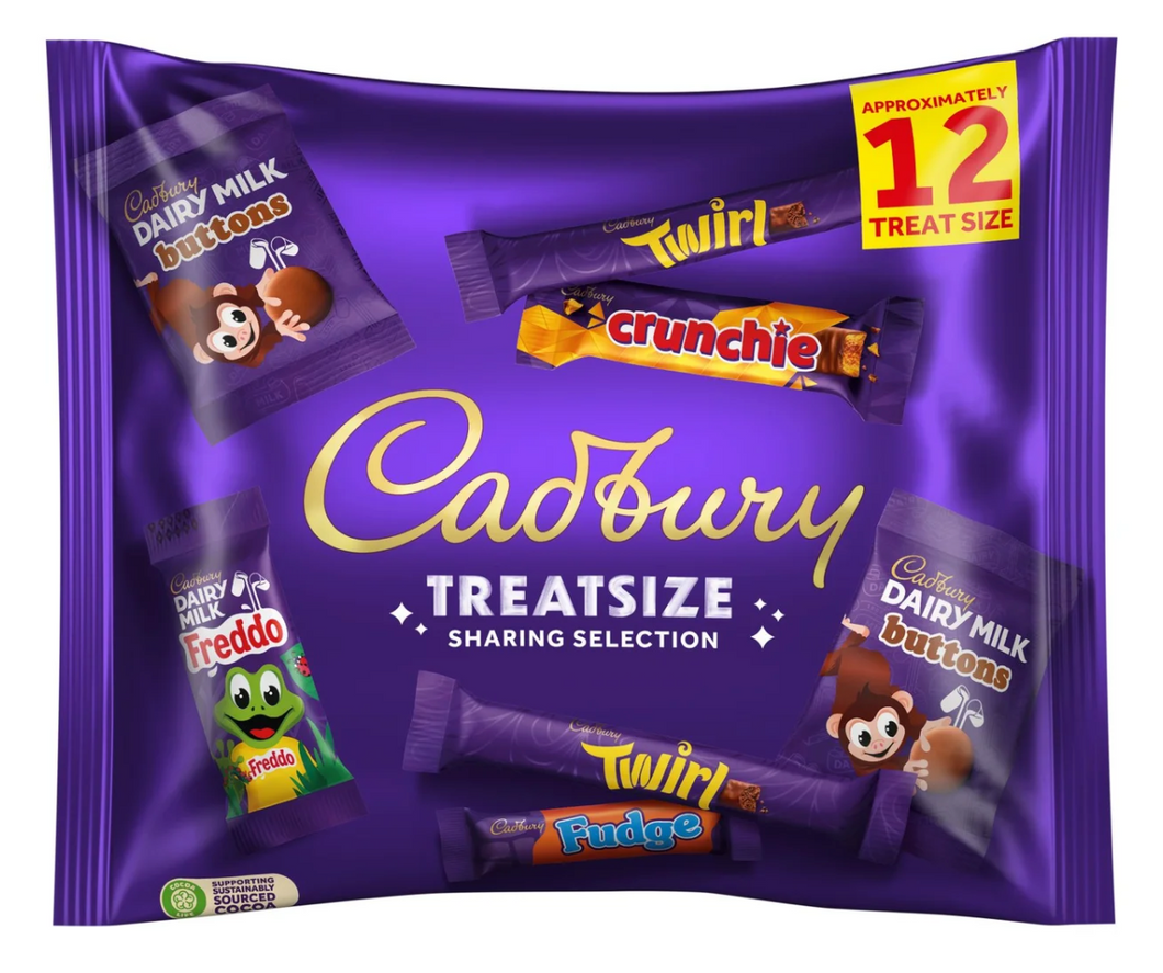 Cadbury Family treat size bags NEW for xmas 2025