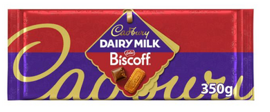 Cadbury Dairy Milk Biscoff Chocolate Huge 350g Bar NEW - Coming soon!