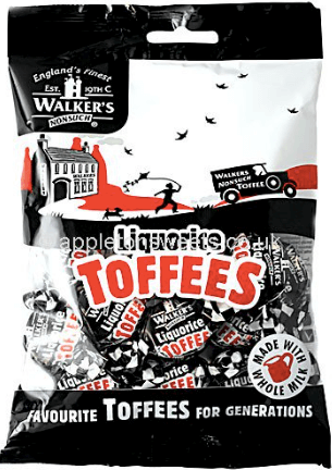 Walkers Liquorice Toffees Bag