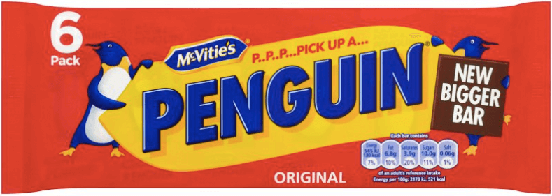 Penguin Biscuits 6 pack