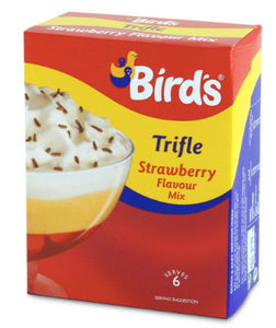 Birds Strawberry Trifle