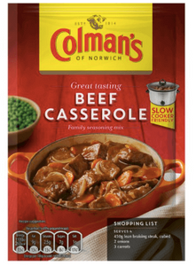 Colman's Beef Casserole