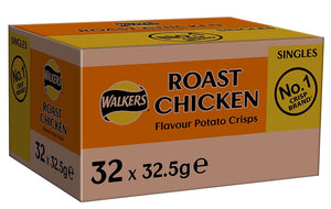 Walkers Roast Chicken Crisps 32 pack Box