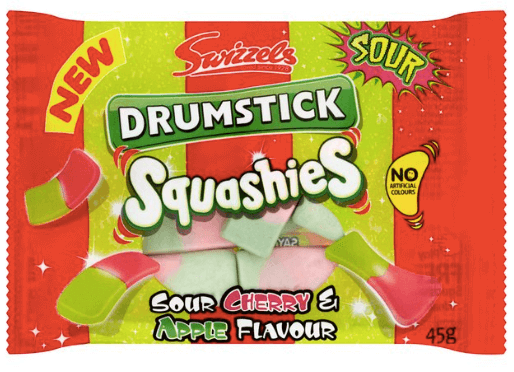 Drumstick Squashies Sour Cherry and Apple Flavour