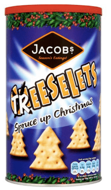 Jacobs Cheeselets / Treeselets Christmas Caddy