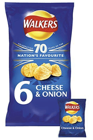Walkers Crisps Cheese and Onion multibag