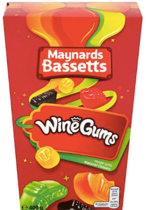Wine Gum Tapered Box