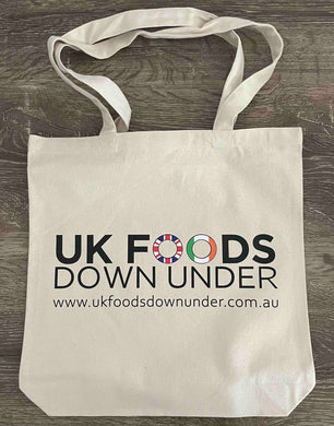 UK FOODS DOWN UNDER COTTON CARRY BAGS