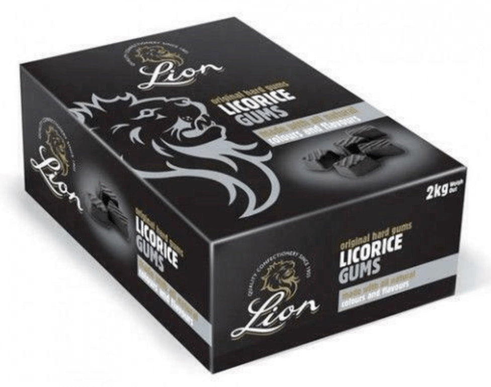 Lions Licorice Gums 2kg Box