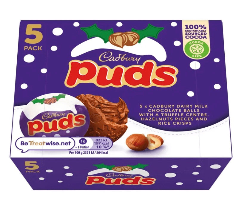 Cadbury's Puds 5 Pack