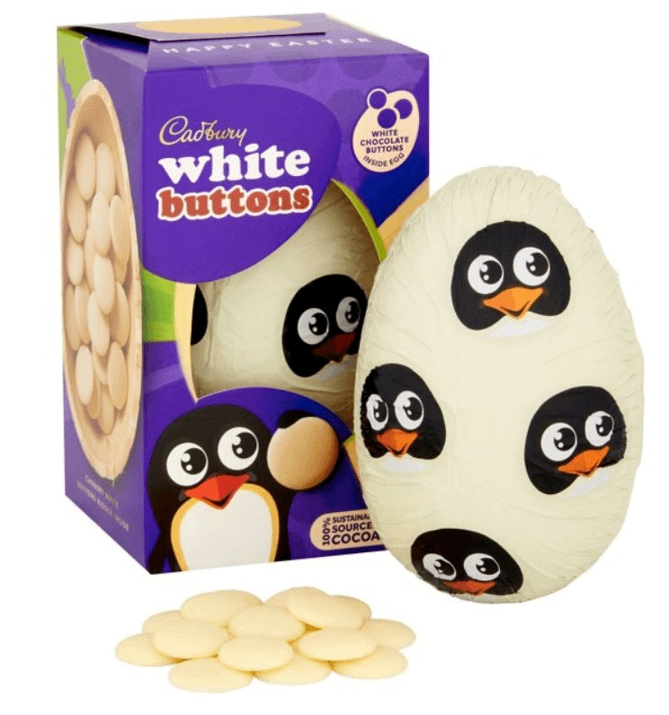 Cadbury's White Buttons Small Egg