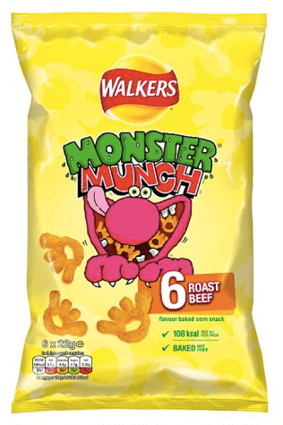 Roast Beef Monster Munch Multi Pack Crisps
