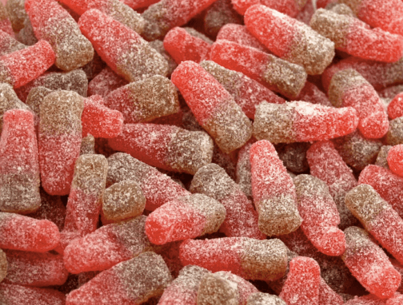 Fizzy Cherry Cola Bottles