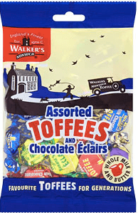 Walkers Assorted Toffees and Chocolate Eclairs