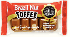 Walkers Brazil Nut Toffee Bar