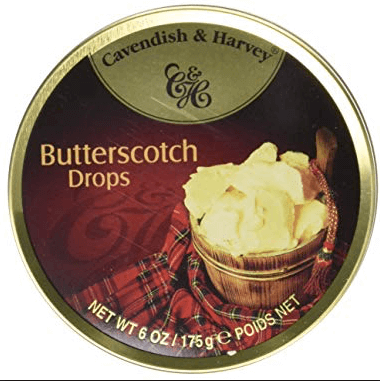Cavendish and Harvey Butterscotch Drops Tin