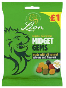 Lion Midget Gems bags