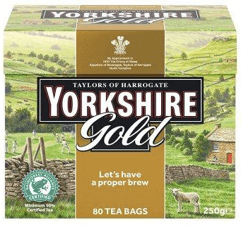 Yorkshire Gold Tea bags 80
