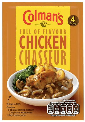 Colman's Chicken Chasseur Mix