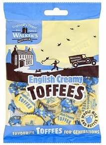 Walkers English Creamy Toffee Bags