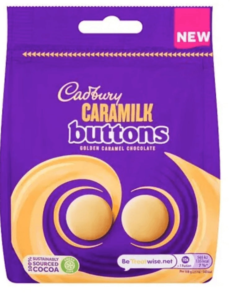 Dairy Milk Caramilk Buttons NEW