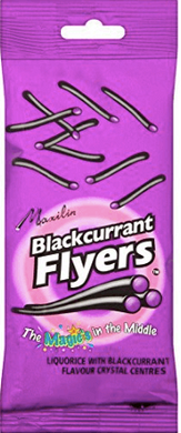 Maxilin Liquorice and Blackcurrant Flyers