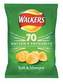Walkers Salt and Vinegar Crisps