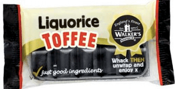 Walkers Liquorice Toffee Bar