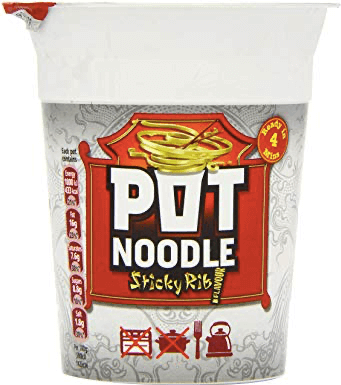 Pot Noodle Sticky Rib Flavour